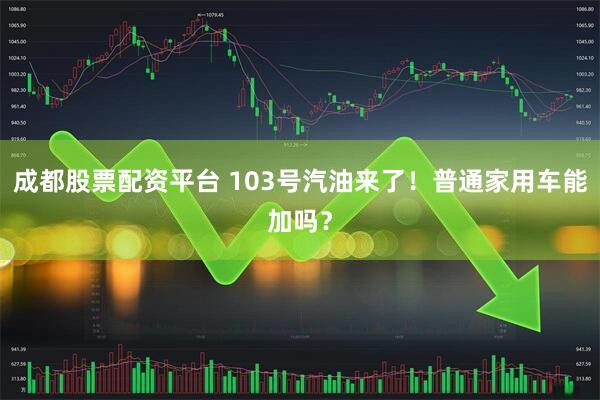 成都股票配资平台 103号汽油来了！普通家用车能加吗？